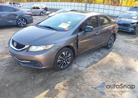 2013 Honda Civic Ex из США, поврежденный, VIN 19XFB2F89DE051202